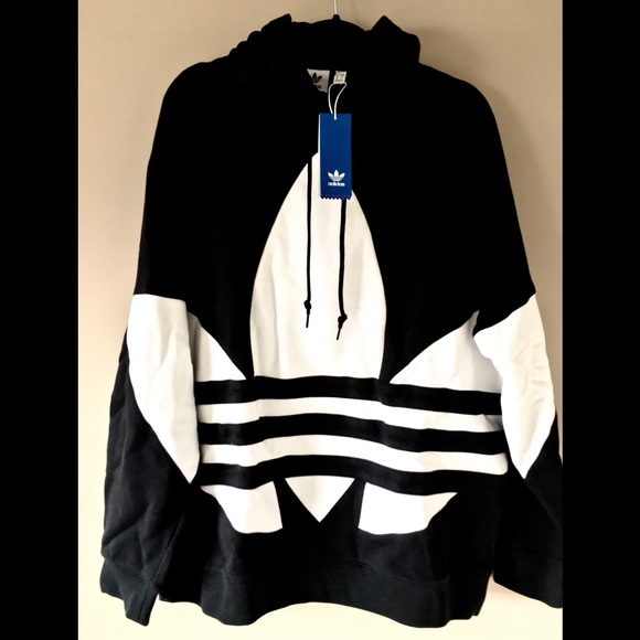 New adidas originals hoodie sweatshirt black - Picture 2 of 6